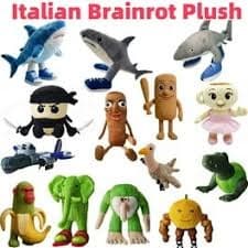 BRAINROT PLISANE IGRAČKE BRAIN ROT plisanci plišani IGRAČKa 2