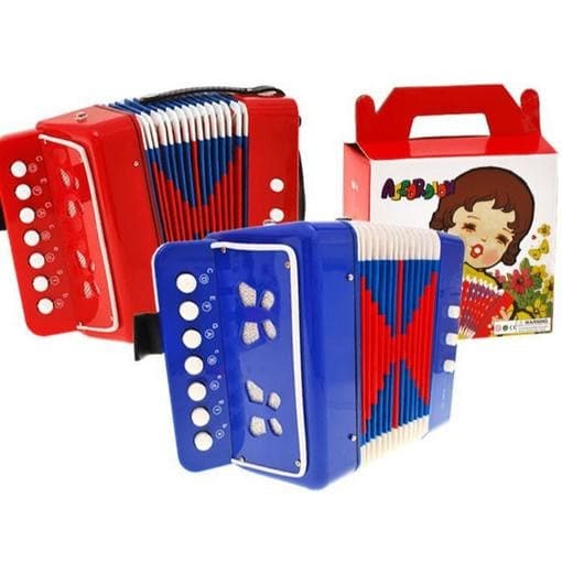 Velika DJECIJA HARMONIKA CRNA, PLAVA, CRVENA 066494941 4