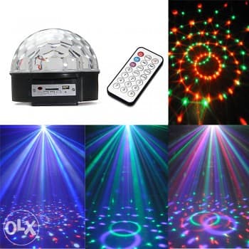 LED RGB DISKO MAGICNA KUGLA sve boje