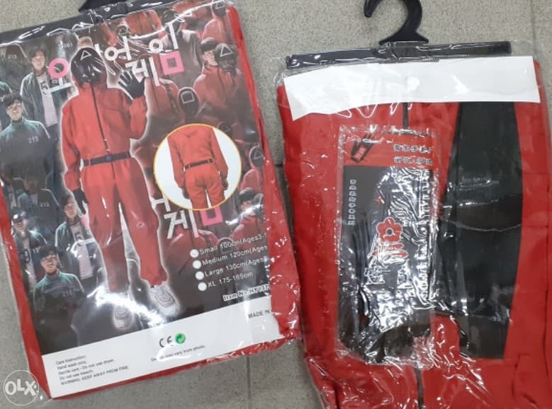 SQUID GAME MASKA ODIJELO KOSTIM ZA DJECU 2