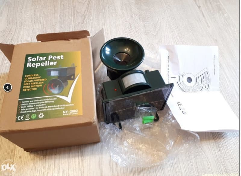 SOLARNI RASTJERIVAC PTICA PROTIV MISEVA ZMIJA ULTRAZVUC