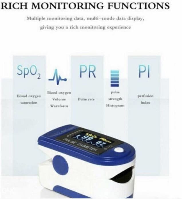 OKSIMETAR OXIMETAR PULSNI OKSIMETAR MOD' SPO2 066494941 2