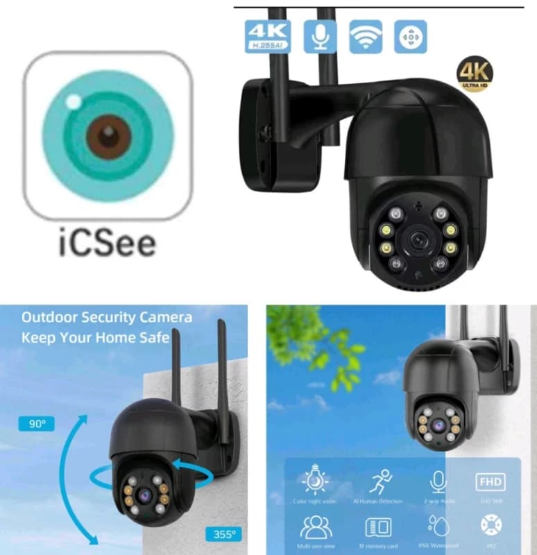 WIFI KAMERA VANJSKA WI-FI  8MP PTZ 066494941