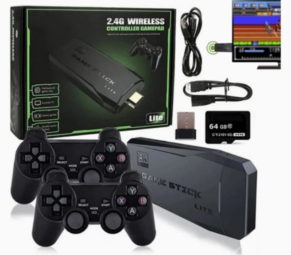 Retro Game Stick – 10.000+ igrica + 2 bežična joysticka!