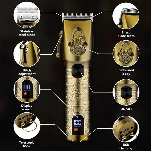 Viking Digitalna Mašinica za Šišanje 3u1 2