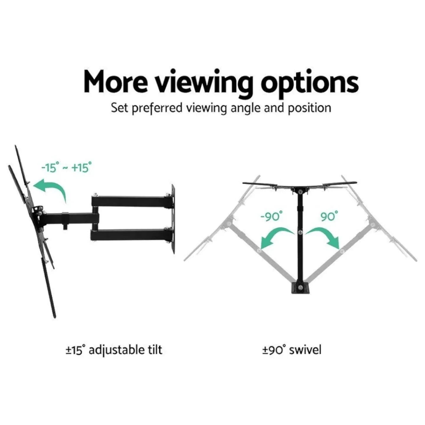 Univerzalni Okretni TV Zidni Nosač (14”–42”) 2
