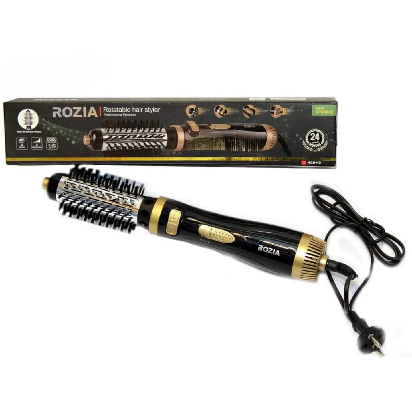 Rozia Rotirajuća Četka za Kosu 2