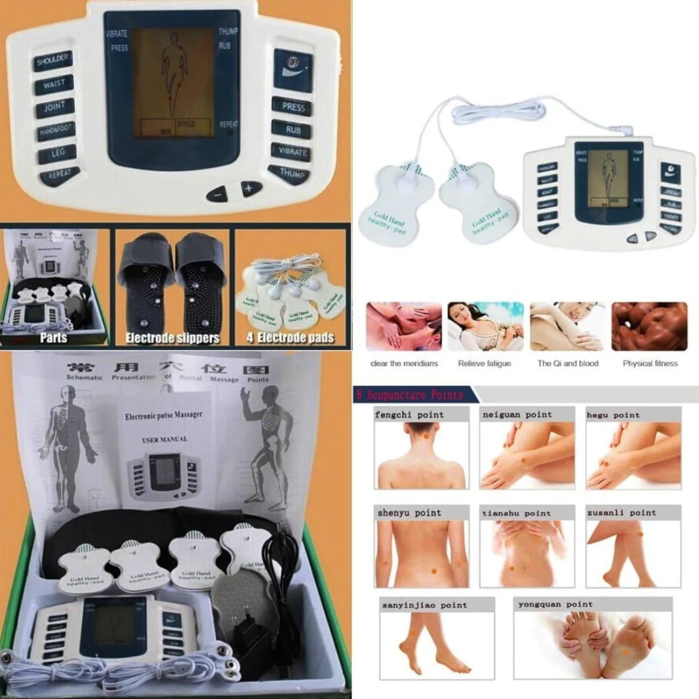 TENS Akupunkturni Električni Terapijski Masažer 4