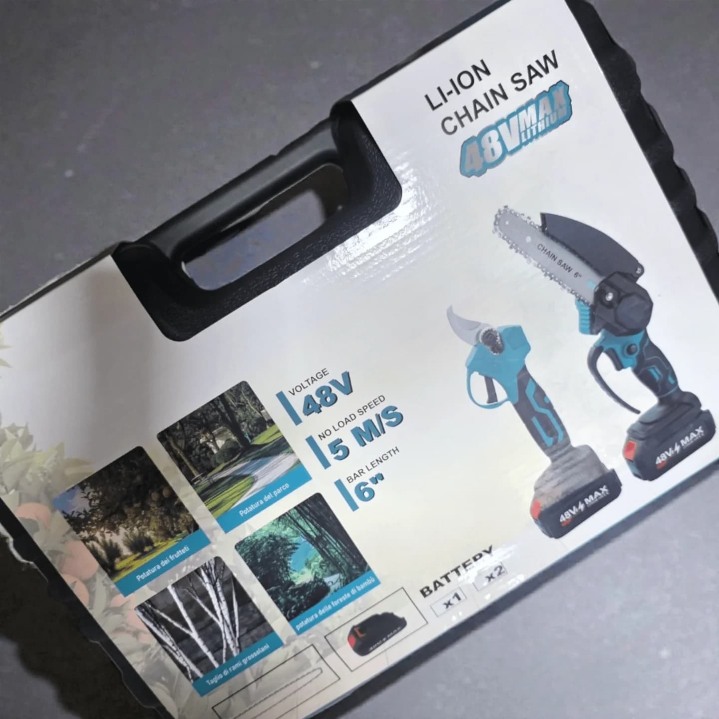 Aku Set – Pila i Makaze 48V Max 2