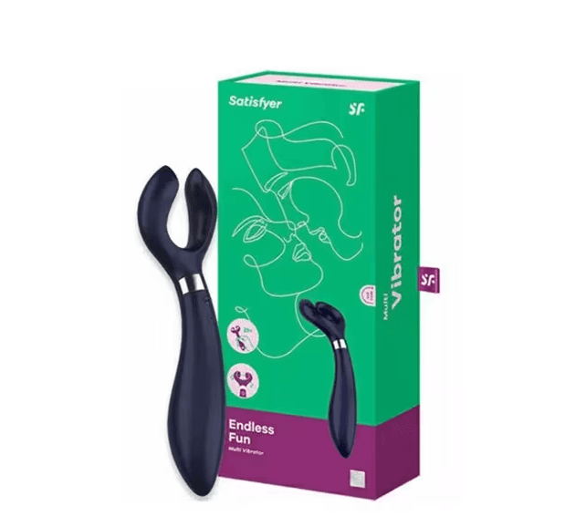 Vibrator za parove – tamnoplavi