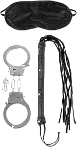 Pipedream Fetish Fantasy Series Lover's Fantasy Kit – Lisice, Bič i Maska 2